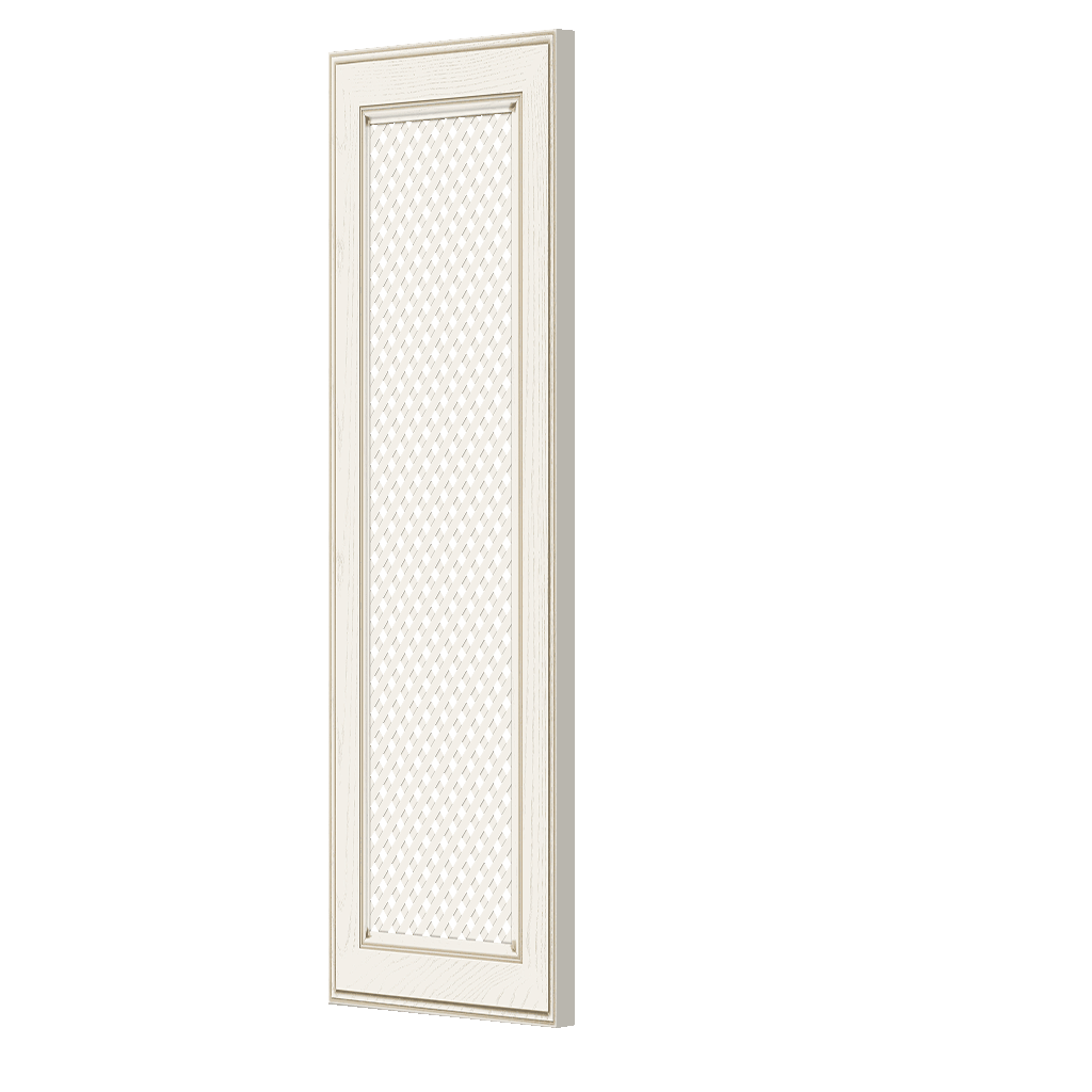 Кухонный шкаф 1-дверный 720х450х300мм Белый решетка